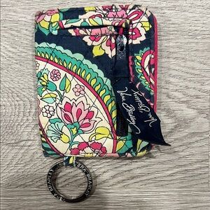 Vera Bradley Multicolor Floral Keychain Pouch